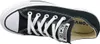 A black Converse All Star shoe is shown from a top-down perspective against a white background. Voir les images du produit