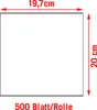 Putztuchrolle XXL 100 m (500 Blatt) weiss Putztuch Putztuchrolle Putzrolle Putzpapier Papiertuch Haushalt Hobby Werkstatt Lager Montage 925854 21198 4031765211987 Stabilo-Fachmarkt.de Dema Produktbild-Vorschau