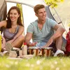 Relaxdays Kubb Wikingerspiel, Wikinger Wurfspiel aus Produktbild-Vorschau 2