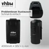 vhbw Akku Ersatz für AL-KO 113280, 9113280, B150, 113124, Produktbild-Vorschau 5
