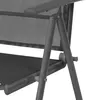 Garten Klappstuhl Positionsstuhl Hochlehner Alu - Textilen Produktbild-Vorschau 2
