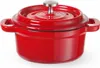 HENDI Emaillierter Gusseisentopf, 4,4L, Rot, Produktbild-Vorschau 8