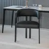Esszimmerstuhl mit Imitatlederpolsterung, Wohnzimmerstuhl, Produktbild-Vorschau 8