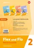 A marketing image for a math learning package for children, showing four book covers and a list of contents. Náhľad obrázku produktu