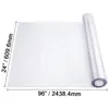A roll of clear plastic sheeting is shown on a white background with dimensions indicated. Podgląd zdjęcia produktu