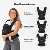 DERYAN Ergonomische Babytrage - 4-in-1 - Bauch- und Produktbild-Vorschau 10