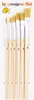 TSI Pinselset 6 Borstenpinsel No.2,4,6,8,10,12 Produktbild-Vorschau 4