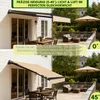 Tenda da sole Izrielar elettrica con telecomando, Anteprima dell’immagine prodotto 4