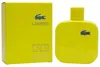 Lacoste L.12.12 Jaune Optimistic Eau de Toilette, 100 ml, mit sonnengelber Verpackung und passendem Flakon, beide mit Krokodil-Logo verziert. Náhled obrázku produktu