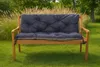 Gartenbankkissen 100×50×40 cm Dunkelblau – bequemes Sitz- Produktbild-Vorschau 3
