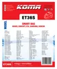 KOMA ET36S - Set mit 12 Stück Staubsaugerbeuteln für ETA Produktbild-Vorschau 5