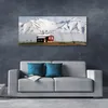 Acrylglasbilder 125x50 Wandbild Druck Gebirge Haus Produktbild-Vorschau 3