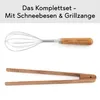 Hanseküche Küchenhelfer-Set aus Holz - Grillzange, Produktbild-Vorschau 5