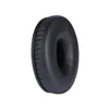 A black ear pad for headphones, isolated on a white background. Produktbild-Vorschau