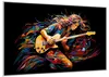 Wallario Wandbild Farbiges Gitarrenspiel, Größe: 70,30 x Produktbild-Vorschau 2