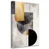 Leinwandbild Geometrischer Minimalismus 40x60 Feeby Gold Produktbild-Vorschau 1