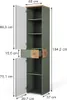 Armadio per il bagno Vicco Eden Verde 40 x 184.2 cm con 2 Anteprima dell’immagine prodotto 2