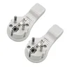 2x ARLI Schutzkontakt Winkelstecker weiß – extra flach mit Produktbild-Vorschau 1