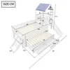 Flieks Kinderbett 90x200cm mit Ausziehbett 90x190cm, Produktbild-Vorschau 4