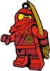 Original LEGO Ninjago Kai Magnetfigur – dekorativer Produktbild-Vorschau 1