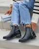 Royalfashion Schwarz Damenstiefel a'la sztyblety Orlaa, Produktbild-Vorschau 1