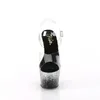 ADORE-708SS Damen Sandale von Pleaser, Transparent Silber , Produktbild-Vorschau 2