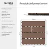 tectake® Terrassenfliesen Tegulas 22er Set im Klicksystem Produktbild-Vorschau 5