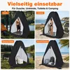 Pop Up Duschzelt 190x120x120cm, UV50+ Camping Pop-up Produktbild-Vorschau 6