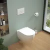 Soho Whirlflush Hänge Wand WC Spülrandlos Toilette Weiß Produktbild-Vorschau 9
