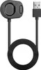 A black USB charging cable with a magnetic connector for a smartwatch. Podgląd zdjęcia produktu