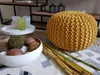 Pouf a maglia pouf seduta pouf seduta pouf a maglia grossa Anteprima dell’immagine prodotto 3