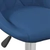 Barhocker Samt Blau 46 x 44 x (82-103) cm, drehbar, Produktbild-Vorschau 8