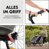 Hauck Fahrradanhänger Bike N Walk Duo Light Grey Produktbild-Vorschau 29