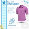 Karo Bayerisches Trachtenhemd hemd für lederhosen Produktbild-Vorschau 6