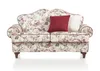 Sofa 2-Sitzer "Elita" in creme Landhaus Blumen Design Couch Produktbild-Vorschau 8