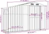 vidaXL Abri de jardin anthracite 277x93x179 cm Acier Voir les images du produit 7