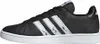 A side view of a black Adidas Grand Court Beyond sneaker with white stripes. Podgląd zdjęcia produktu