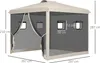 Outsunny Faltpavillon ca. 3x3m Pavillon mit 4 Produktbild-Vorschau 3