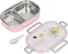 Lunchbox met compartimenten, bekleed met roestvrij staal Productafbeelding-voorbeeld 1