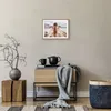 Gerahmtes Poster - Rahmen in heller Eiche - Frau Boot Produktbild-Vorschau 7