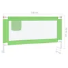 vidaXL Protezione letto per bambini verde 160x25 cm tessuto Anteprima dell’immagine prodotto 8