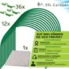 TTL GARDEN Tunnelbögen ARCOS 60-12er Set + Folie 10x2m + 36 Produktbild-Vorschau 7