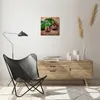 Wanduhr - Quadrat - Glasuhr - Aroma Kaffee Pflanze Samen - Produktbild-Vorschau 6