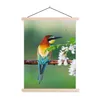 MuchoWow® Textilposter Vogel - Bienenfresser - Blumen 40x53 Produktbild-Vorschau 1