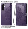 Funda libro Mandala para Samsung Galaxy A37 (5G) - Morado Vista previa de la imagen del producto 2