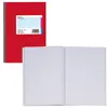 A red notebook is shown next to an open notebook with graph paper. Podgląd zdjęcia produktu