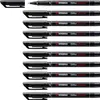 A collection of black pens arranged vertically on a white background. Náhled obrázku produktu