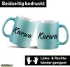 Huuraa Glitzertasse Kurwa Polnisch 330ml Blau Keramik Produktbild-Vorschau 2