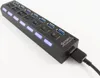 HUB 3.0 7-Port 7xUSB Ein/Ausschalter+2A Netzteil schwarz Produktbild-Vorschau 1