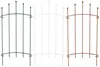 Three garden trellises in different colors (green, white, and brown) are displayed against a white background. Produktbild-Vorschau
